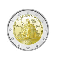 Malta 2023 - 2 Euros Coincard - 225º aniversário da chegada dos franceses em Malta