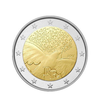 Frankreich 2015 - 2 Euro Gedenk - Frieden