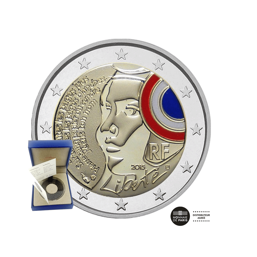 France 2015 - 2 Euro Commémorative - Fête de la fédération - BE
