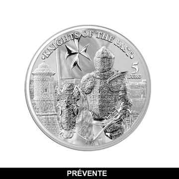 Knights of the past - 5 € money money 1 oz - BU 2023