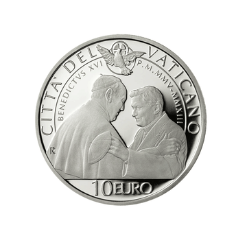 Vatican 2023 - Pope Benoit XVI - Currency of € 10 money - BE