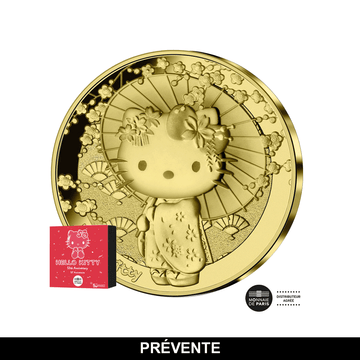 Hello Kitty - versão japonesa - moeda de € 50 ou 1/4 oz - seja 2024