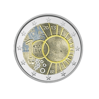 Bélgica 2013 - 2 Euro comemorativo - 100º aniversário do Instituto Meteorológico Real da Bélgica - Colorizado
