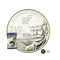 De Athènes 1896 à Athènes en 2004 - Monnaie de 1,50€ Argent - BE 2003