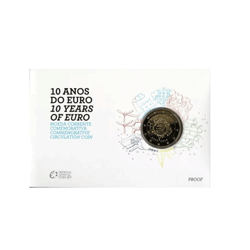 Portugal 2012 - 2 Euro Commémorative - 10 ans de l'Euro - BE