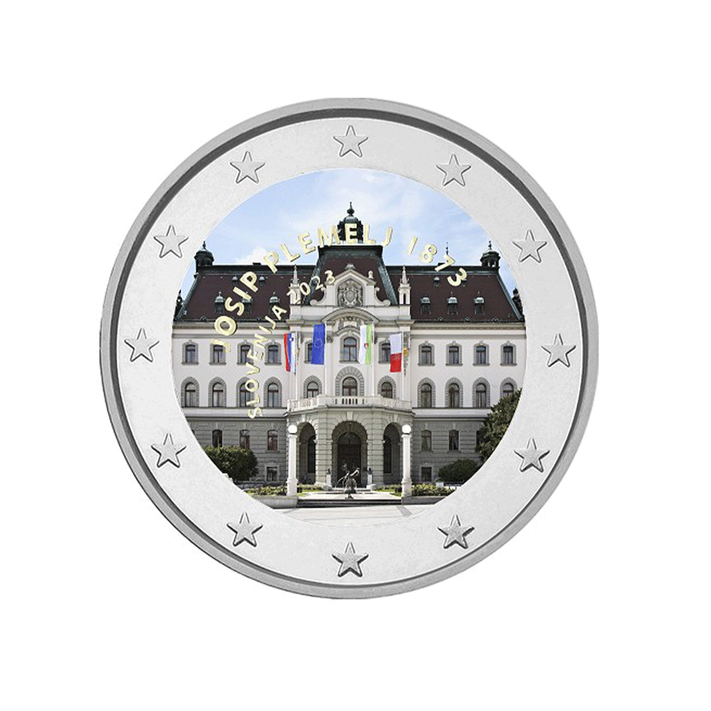 Slovenia 2023 - 2 Euro Commemorative - 150 ° anniversario della nascita di Josip Plemelj - Colorato