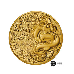 Année du Dragon - Monnaie de 1/4€ - 2024