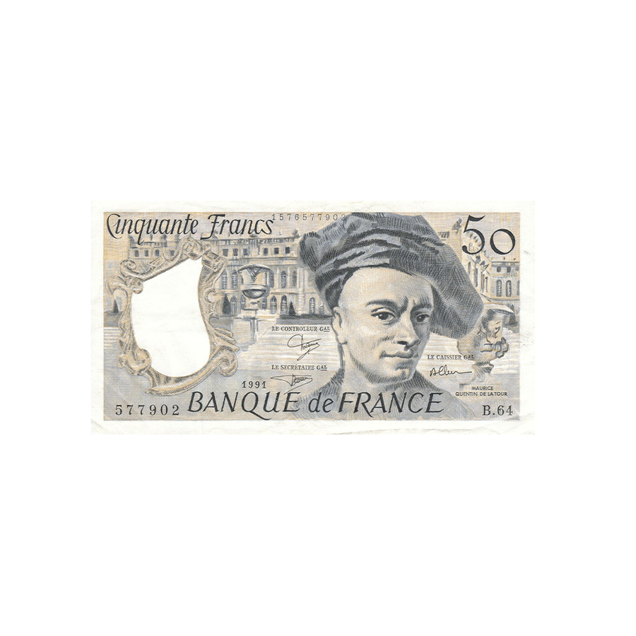 France - Billet 50 Francs - Quentin De La Tour