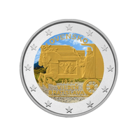 Slovaquie 2023 - 2 Euro Commémorative - 200 ans de la voie postale à cheval Vienne-Bratislava - Colorisée