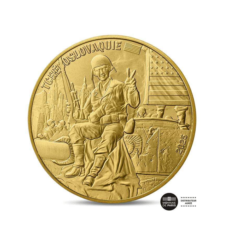 V-E Day - ETATS-UNIS - Monnaie de 1/4€ - 2025