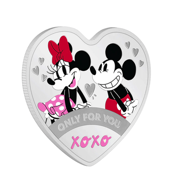 Disney LOVE - Mickey and Minnie - Monnaie de 5 Dollars Argent - BE 2024