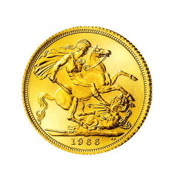 1 Souverain - Elizabeth II - Monnaie en Or - Ier Effigie - 1957-1968