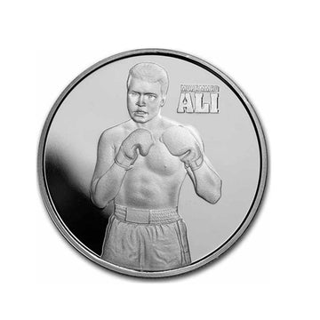 Mohammed Ali - Silber $ 2 Währung - Bu 2023