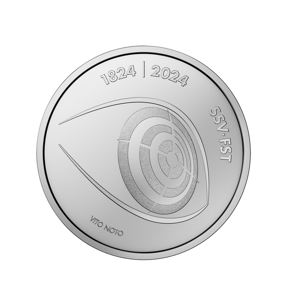 ⁣⁢Swiss Shooting Sports Federation - 20 Franc Silver Coin - Proof 2023⁤⁣