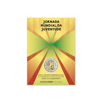 Portugal 2023 - 2 Euro Coincard - Journée Mondiale de la Jeunesse Lisbonne - BU