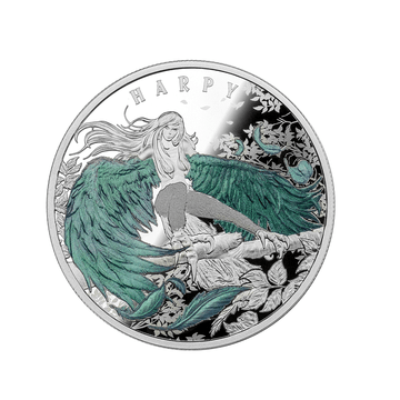 Haunting Harpy - Monnaie de 1 Dollar Argent - 2023
