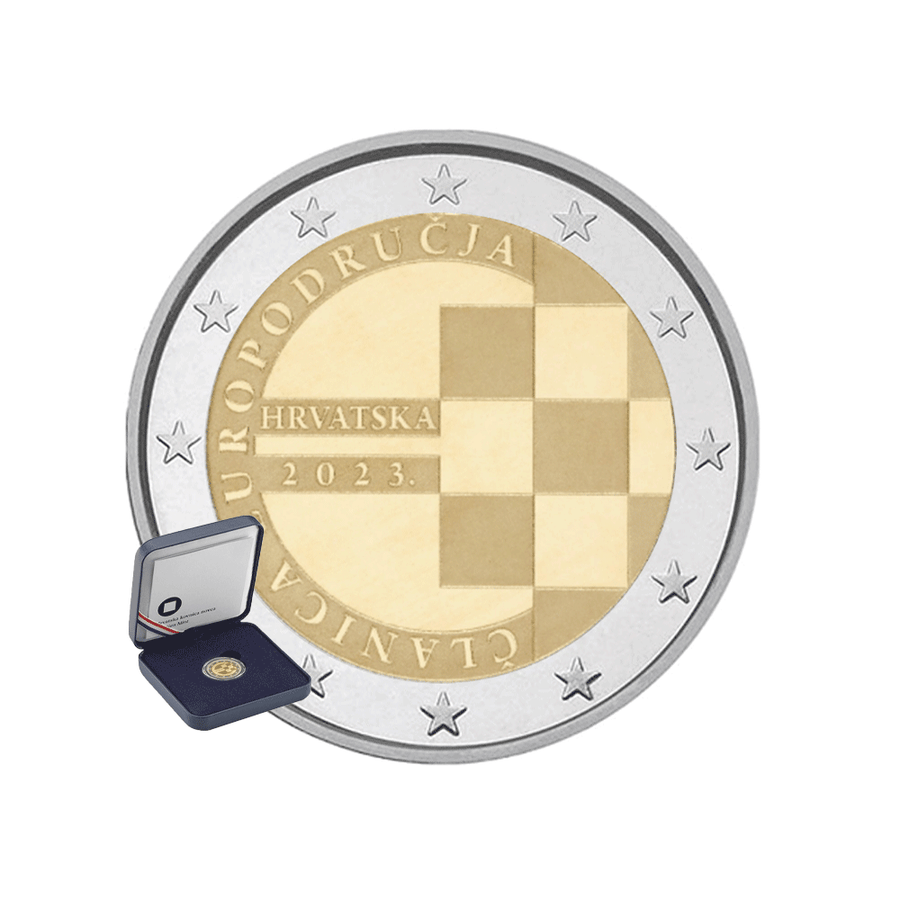 Croatia 2023 - 2 Euro commemorative - Introduction of Euro - BE