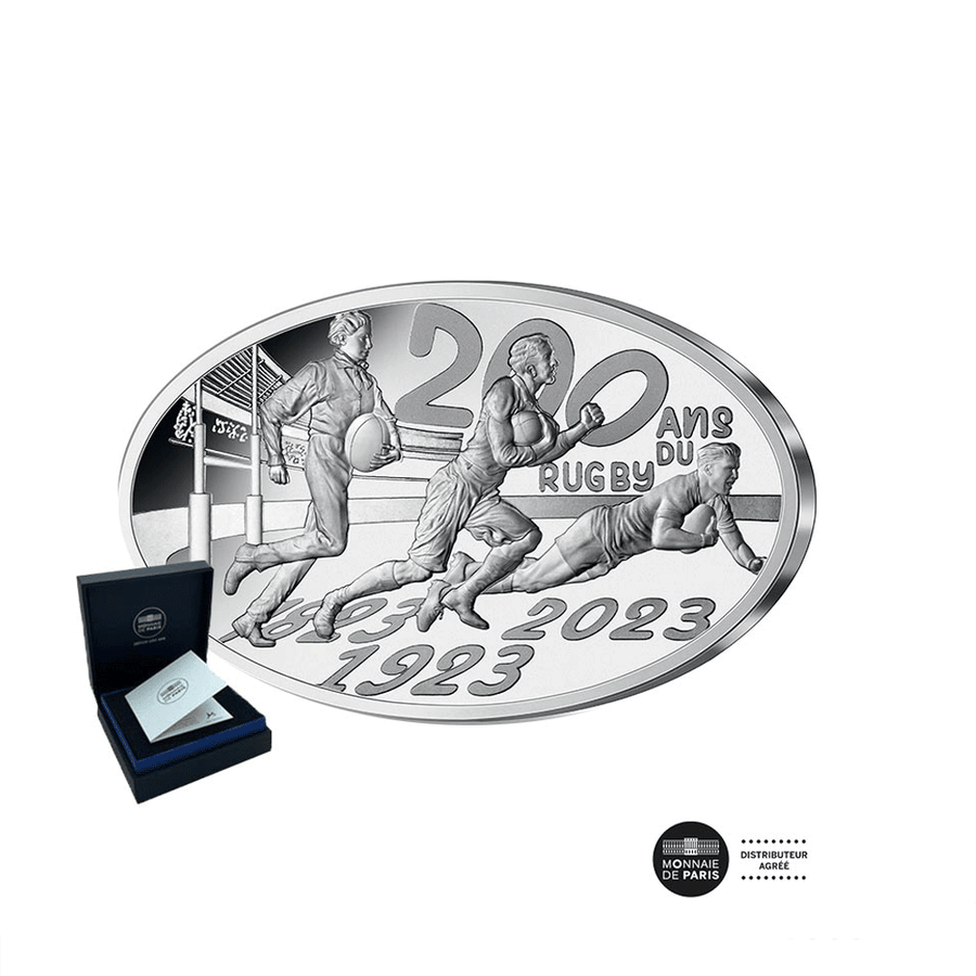 Les 200 ans du Rugby - Monnaie de 10€ Argent - BE 2023