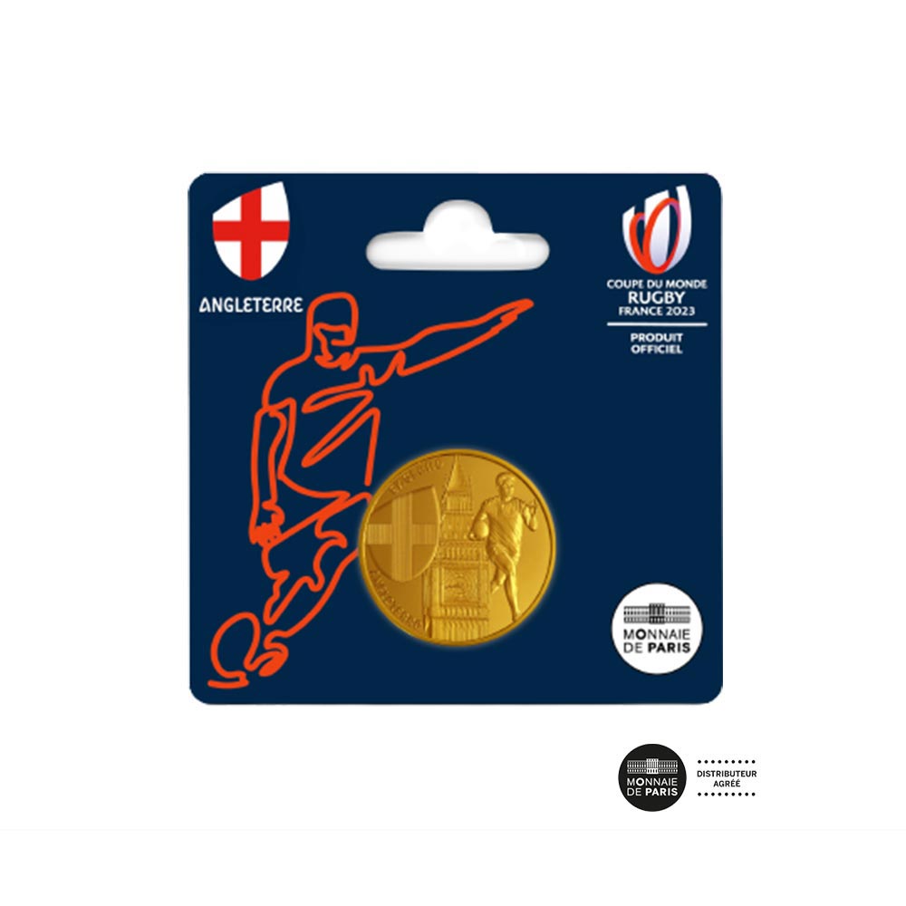 Les Grandes Nations Européennes de Rugby - Angleterre - Monnaie de 1/4€ - 2023