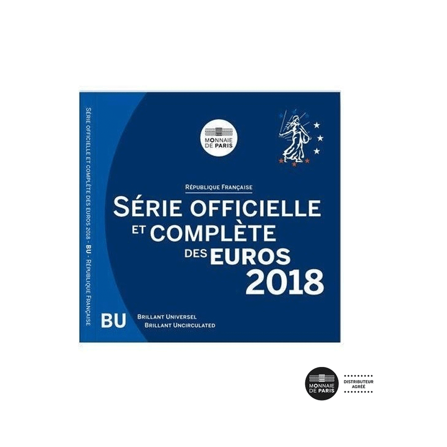 France - Série officielle et complète des Euros - BU (variantes disponibles)