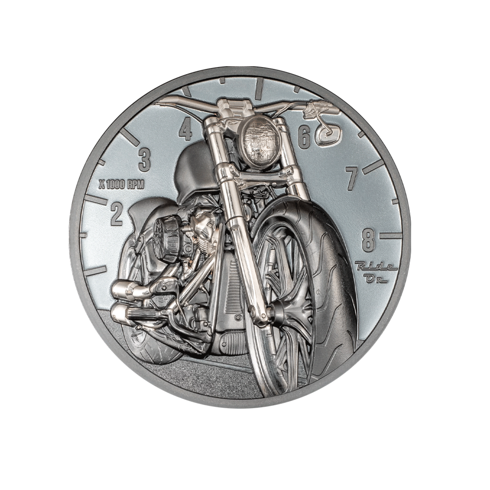 The Journey - Motorbike - Monnaie de 10$ Argent 2 Oz - BE 2024