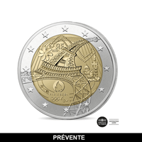 Pariser Olympischen Spiele 2024 - Währung von 2 € Gedenk - UNC