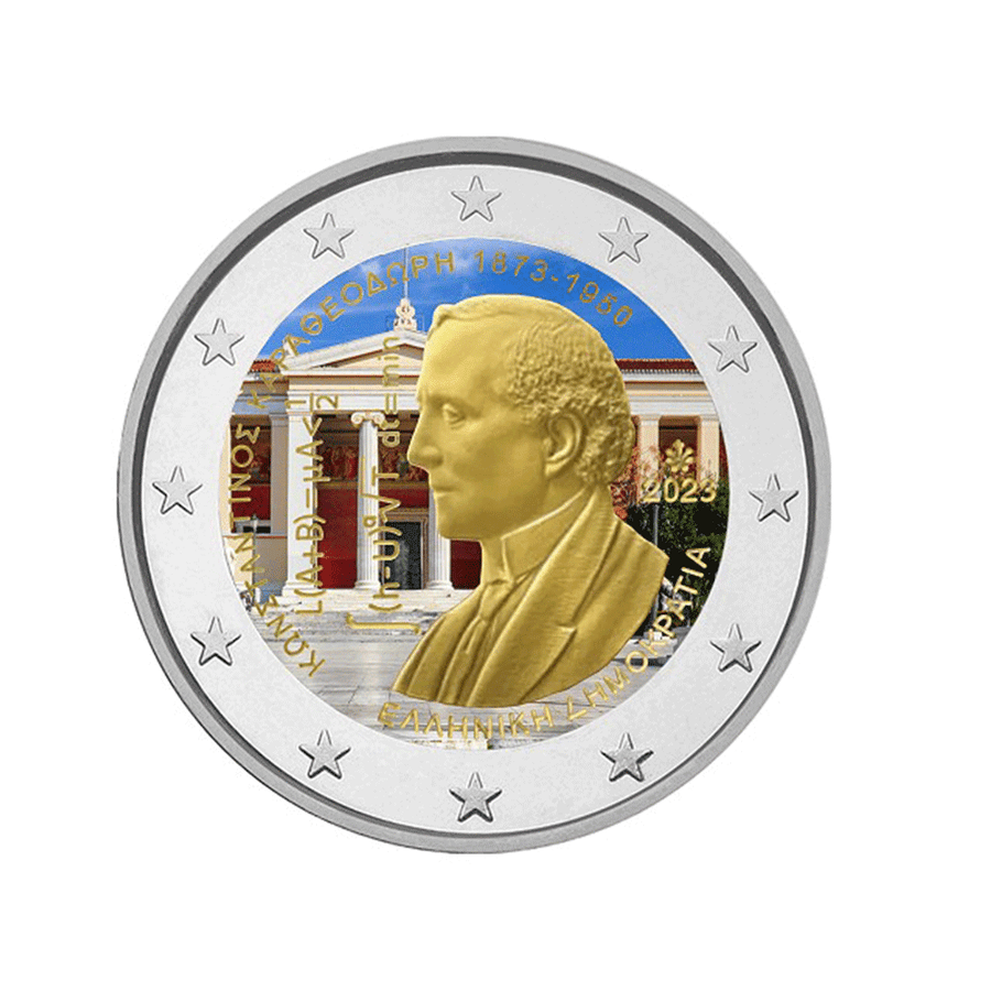 Griekenland 2023 - 2 Euro Commemorative - 150e verjaardag van de geboorte van Constantijn Carathéodory - Ingekleurd
