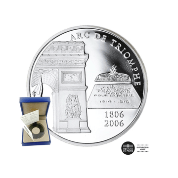 Arc de Triomphe (1806-2006) - Monnaie de 1,5€ Argent - BE 2006