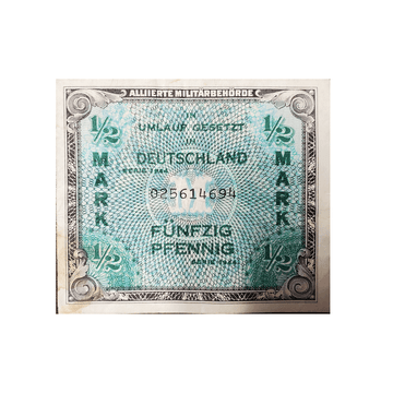 Allemagne - Billet de ½ Mark - Occupation Alliée - 1944