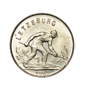 1 Franc - Charlotte - Luxembourg - 1952-1964