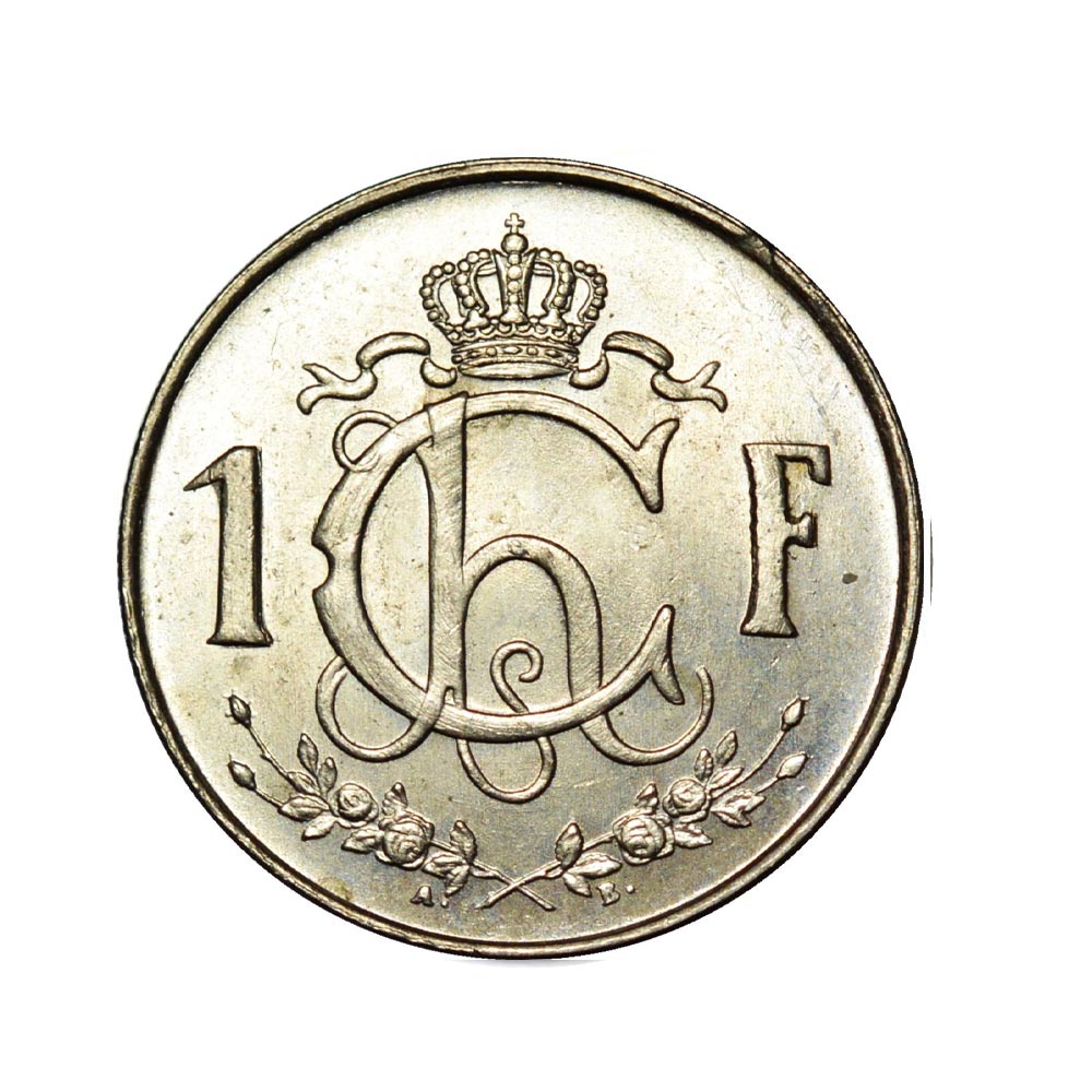 1 Franc - Charlotte - Luxembourg - 1952-1964