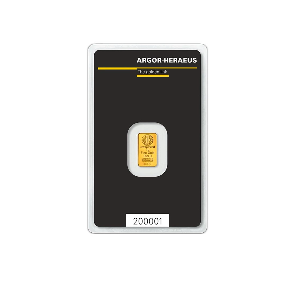 Lingot d'Or - 1 Gramme - 999‰