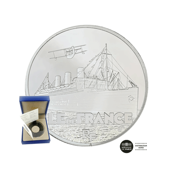 Grands Navires Français - Ile de France - Monnaie de 10€ Argent - BE 2016