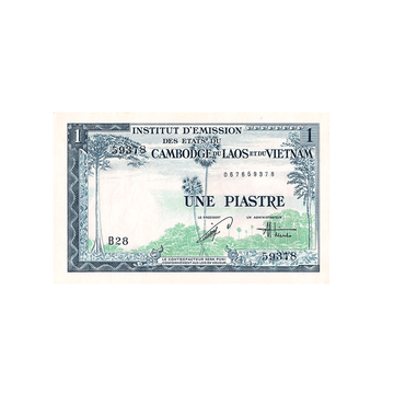Indochine - Billet de 1 Piastre - 1954