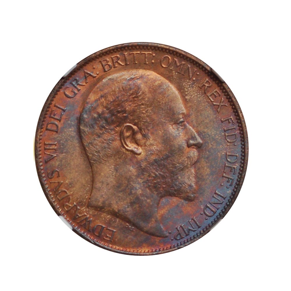 1 Penny - Edouard VII - Royaume-Uni - 1902-1910
