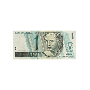 Brésil - Billet de 1 Réel - 1er Famille - 1994-1996