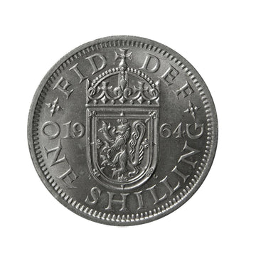 1 Shilling - Bouclier écossais d'Elizabeth II - Royaume-Uni - 1954-1970