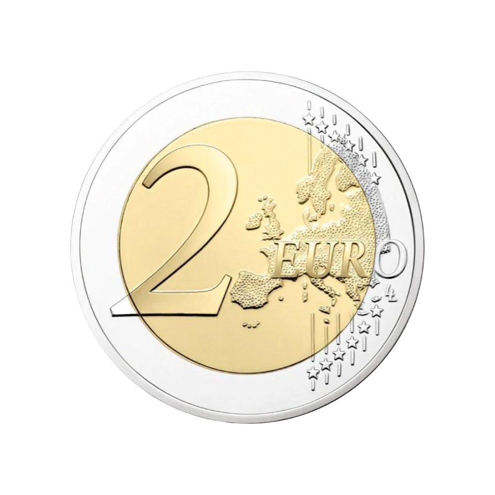 Estonie 2011 - 2 Euro Commémorative - Carte de l'Estonie - Colorisée