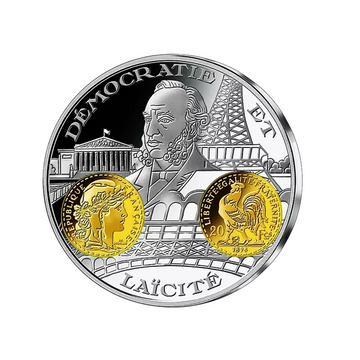 Frappe en Argent pur - 2000 ans d'histoire monétaire française - 20 Francs Coq IIIe République