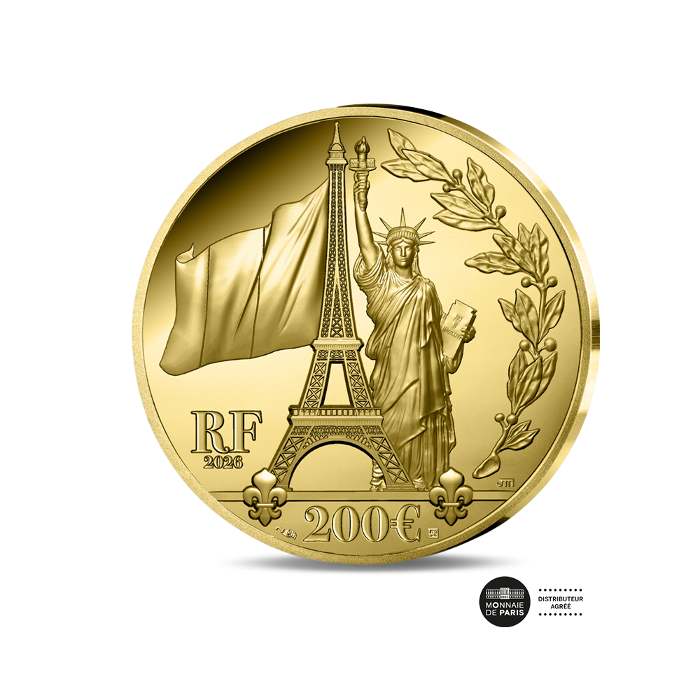 ⁣⁢Mercanti - Jimenez - 200 eurós 1 Oz arany érme - Proof 2026⁤⁣