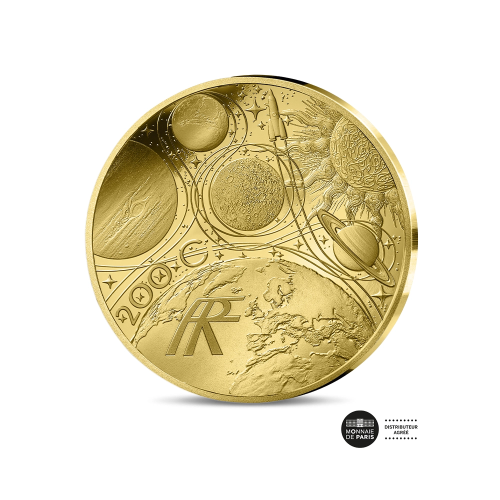 Thomas Pesquet - Monnaie de 200€ Or 1 Oz - BE 2025