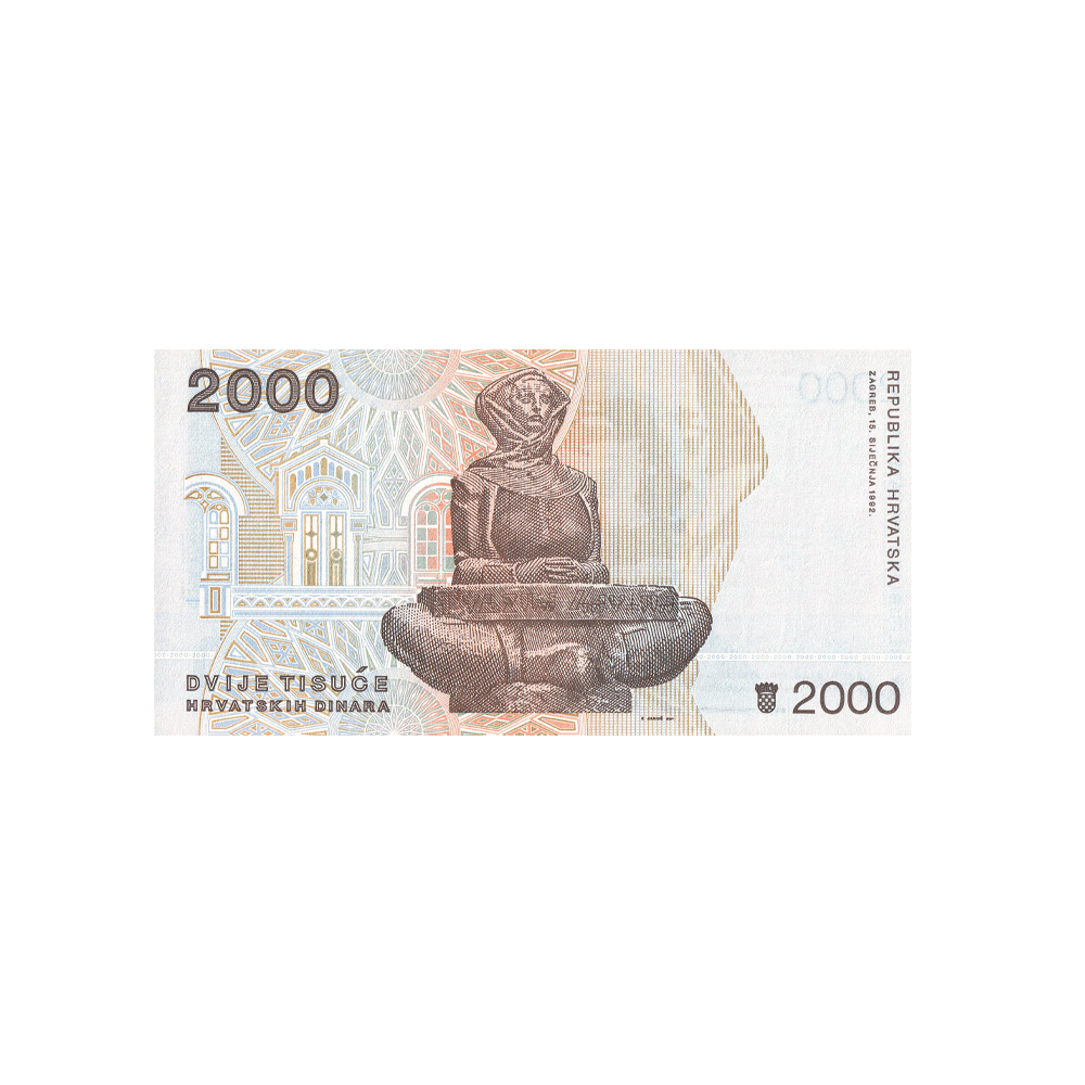 Croatie - Dinar - 1991-1994