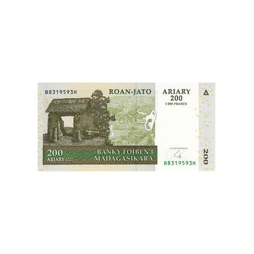 Madagascar - Billet de 1000 Francs (200 MGA) - 2004