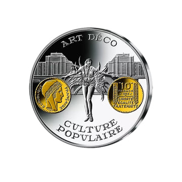 Frappe en Argent pur - 2000 ans d'histoire monétaire française - 10 Francs Turin -  1933