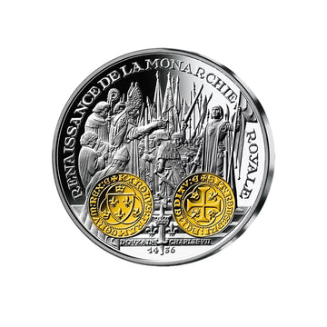 Frappe en Argent pur - 2000 ans d'histoire monétaire française - Douzain Charles VII - 1436