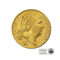 ⁣⁢20 Franc – Ludwig XVIII. – Nackter Brustbild – 1816-1824⁤⁣