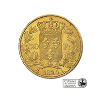 ⁣⁢20 Franc – Ludwig XVIII. – Nackter Brustbild – 1816-1824⁤⁣