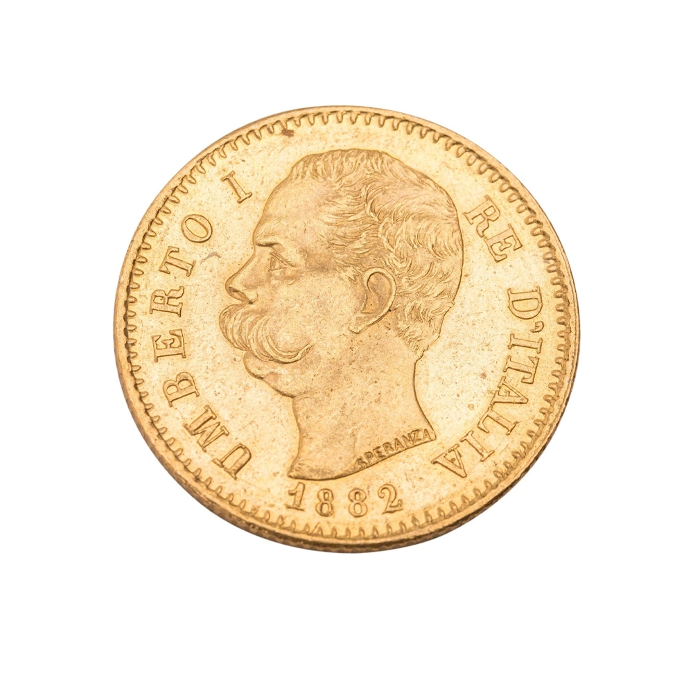 20 Lire - Humbert Ier - Italie - 1879-1897