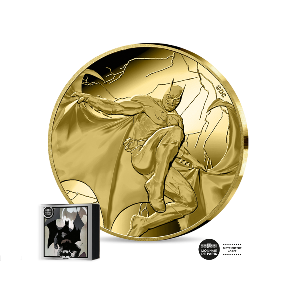 ⁣⁢Batman - 20 Euro Coin 1/10 Oz Gold - Proof 2026⁤⁣