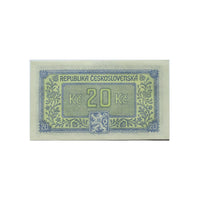 République Tchèque - Billet de 20 Couronnes - 1945